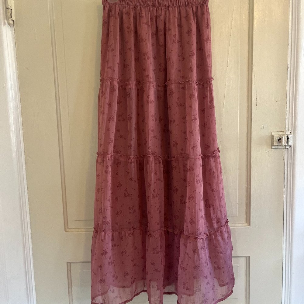 Hollister Pink Maxi Skirt